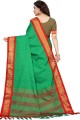 Green Weaving Saree in Silk