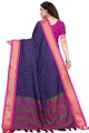 Appealing Weaving Silk Blue Saree Blouse