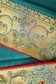 Dazzling Blue Saree in Silk with Embroidered