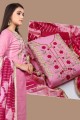 Cotton Salwar Kameez with Cotton in light Pink
