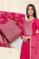 Pink Chanderi Salwar Kameez