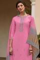 Cotton Cotton Salwar Kameez with Embroidered
