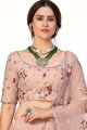 Embroidered Soft net Party Lehenga Choli in Pink