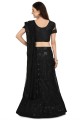 Black Lehenga Choli in Net with Heavy Multy,Sequance Embroidery Work