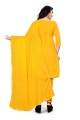 Salwar Kameez in Yellow Cotton with Embroidered