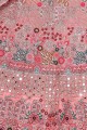 Party Lehenga Choli in Pink Georgette Embroidered