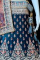 Aqua  Wedding Lehenga Choli in Embroidered Velvet