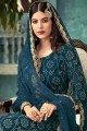 Exquisite Georgette Palazzo Suits in Blue