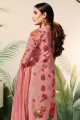 Pink Georgette Sharara Suits with dupatta