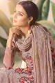 Dusty Pink Sharara Suits in Georgette with Georgette