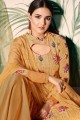 Yellow Sharara Suits in Georgette with Georgette