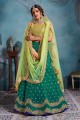 Beautiful Teal green Art silk Lehenga Choli