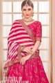 Alluring Dark pink Art silk Lehenga Choli