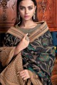 Black Art Silk Art Silk Sharara Suits with dupatta