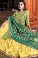 Light Green Art Silk Art Silk Sharara Suits with dupatta