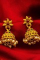 Stones pearls Golden Necklace