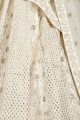 White Lehenga Choli in Net with Embroidery