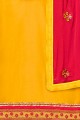 Patiala Suits in Mustard Yellow Cotton