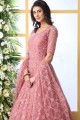 Pink Anarkali Suits with Net