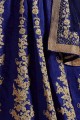Designer Royal blue Art silk Lehenga Choli