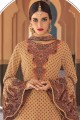 Yellow Georgette Sharara Suits