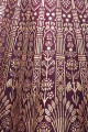 Lehenga Choli in Purple Art Silk with Embroidery