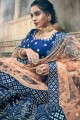 Art Silk Lehenga Choli in Blue