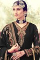 Indian Ethnic Black Palazzo Suits with Georgette