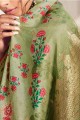 Light Green Silk Pallazzo Pant Palazzo Suits with Satin