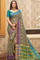 Cotton Saree with Weaving in Grey