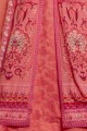 Georgette Anarkali Suits with Georgette in Old rose Pink
