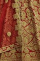 Appealing Red Art silk Lehenga Choli