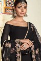 Black Sharara Suit with Georgette