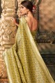 Pear Green Weaving Art Silk Banarasi Saree