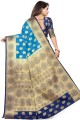 Blue Saree in Art Silk with Weaving