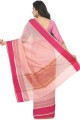 Baby pink Saree with Weaving Silk