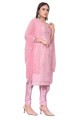 Embroidered Pink Salwar Kameez Chanderi with Dupatta