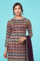 Multicolor Salwar Kameez in Embroidered Georgette