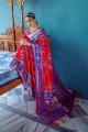 Zari Saree in Red Silk