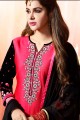 Exquisite pink Cotton Patiala Suit