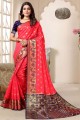 Pink Saree in Silk