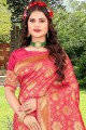 Gajari Saree in Weaving Silk