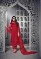 Red Net Palazzo Suits