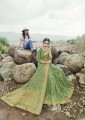 Weaving Saree in Green Silk