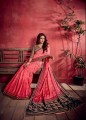 Pink Saree with Printed Art Silk