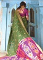 Green color Silk Handloom South Indian Saree