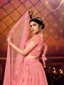 Exquisite Pink Soft net Lehenga Choli