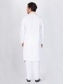 Elegant White Cotton Ethnic Wear Kurta Readymade Kurta Payjama