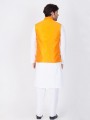 Gorgeous White Cotton Ethnic Wear Kurta Readymade Kurta Payjama With Jacket