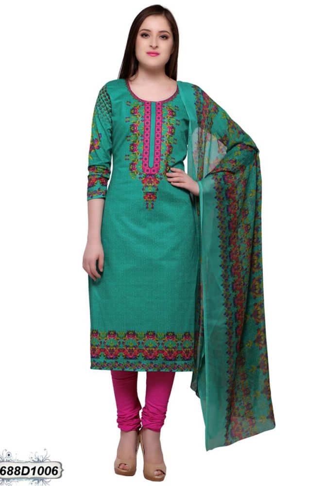 Peacock design churidar on sale